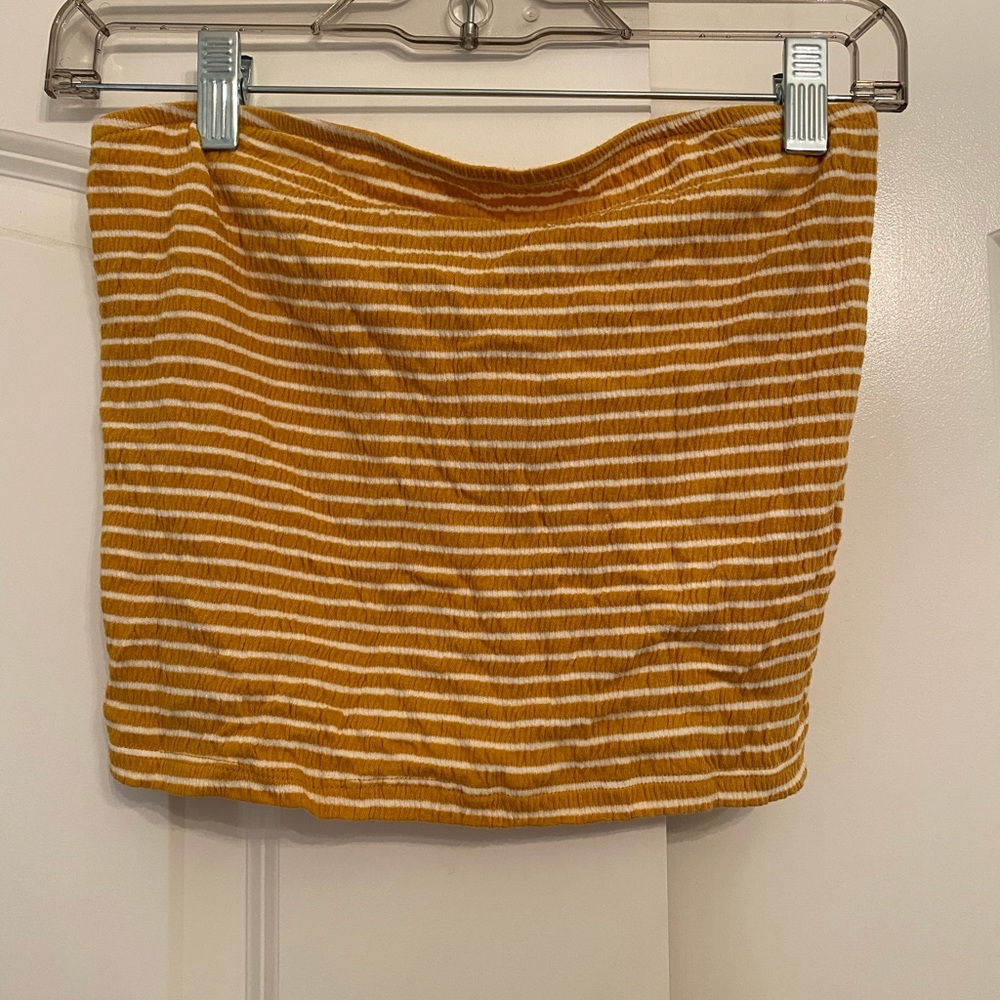 yellow tube top